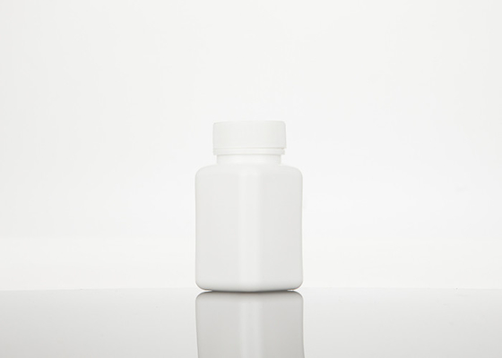 리필러블 100 밀리람베르트 HDPE 비어 있는 플라스틱 스퀘어 약제병