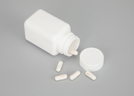 리필러블 100 밀리람베르트 HDPE 비어 있는 플라스틱 스퀘어 약제병