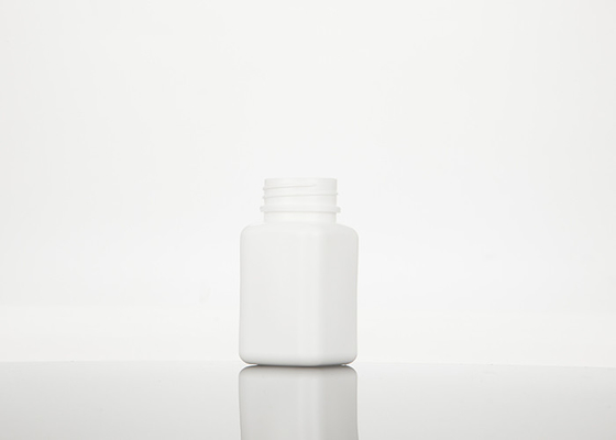 리필러블 100 밀리람베르트 HDPE 비어 있는 플라스틱 스퀘어 약제병