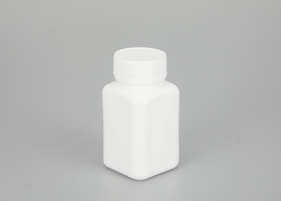 리필러블 100 밀리람베르트 HDPE 비어 있는 플라스틱 스퀘어 약제병