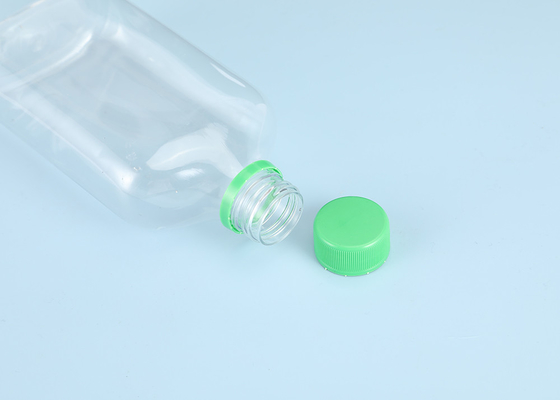 나사 모자를 가진 우유 차 병 250ml 350ml 300ml 500ml 플라스틱 주스 병
