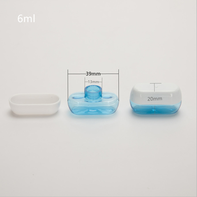 6 밀리람베르트 가지고 다닐 수 있는 접촉 렌즈 솔루션 용기 눈 약제병