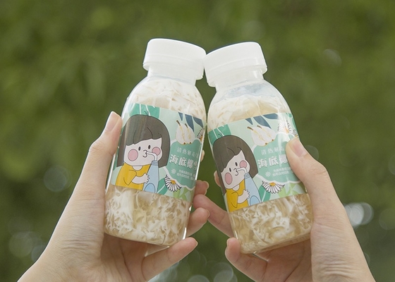 400개 밀리람베르트 14 온스 콩은 즙이 많은 차병 열 저항성 스퀘어 플라스틱 주스 병에서 짜냅니다