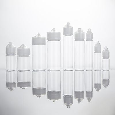 60ml 플라스틱 나사 정상 병 탬퍼 증거 애완 동물 E 액체 점적기 병