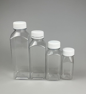 투명 / 사용자 지정 색상 250ml 350ml 500ml PET 식품 등급 주스 플라스틱 병 뚜?? 인쇄 사용자 지정