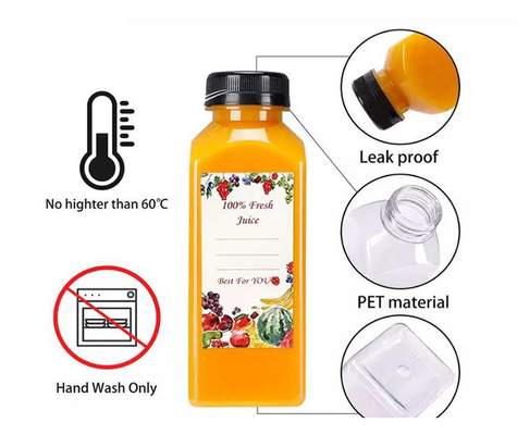 8oz 10oz 16oz 빈 재사용 수액 음료 컨테이너 훼손 방지 뚜?? 가 있습니다