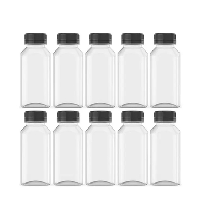 투명 / 사용자 지정 색상 250ml 350ml 500ml PET 식품 등급 주스 플라스틱 병 뚜?? 인쇄 사용자 지정