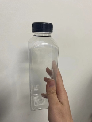 250ml 350ml 500ml 주스 병 BPA 없는 빈 정면 모양 플라스틱 PET 음료 병 주스 포장용