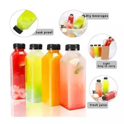 도매 250ml 350ml 500ml 플라스틱 주스 병