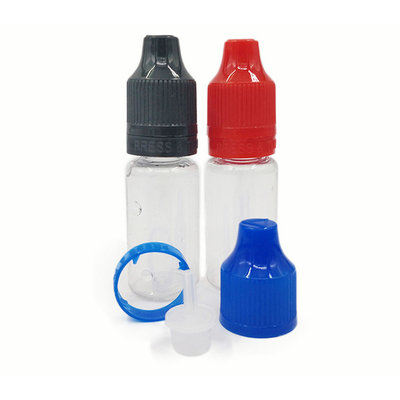 10ml/0.34oz 압축 가능한 PET 플라스틱 방울병
