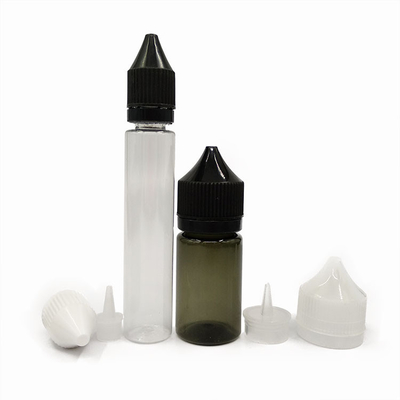 30ml 짧은 또는 긴 E 주스 병 PET 플라스틱 병