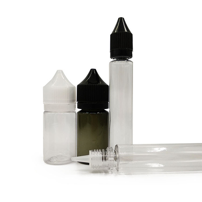 30ml 짧은 또는 긴 E 주스 병 PET 플라스틱 병