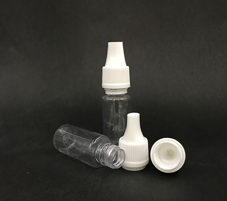 10ml 방울병 (투명 검은색) 재사용 가능, 어린이 보호 모자