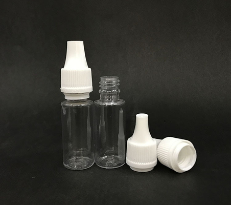 10ml 방울병 (투명 검은색) 재사용 가능, 어린이 보호 모자