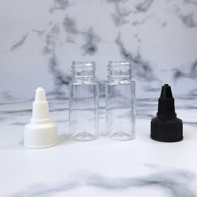 15ml 사용자 정의 라벨 패널 브랜딩을 위한 플라스틱 병에 나사