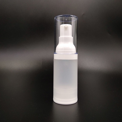 둥근 30ml 플라스틱 화장품 용기 합성 액체 분배기 플립 톱 폐쇄형