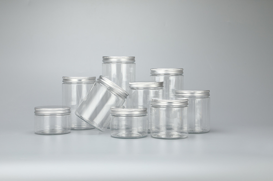 주문 100ml 200ml 8oz 300ml 12oz 500ml 투명한 흰색 검은색 진홍색 넓은 입의 화장품 용기