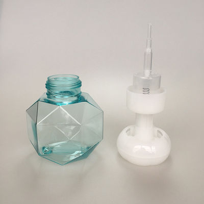 실크 인쇄 로고 옵션과 세련된 포장으로 제공되는 스킨케어 제품에 적합한 스크린 인쇄 폼 펌프 병