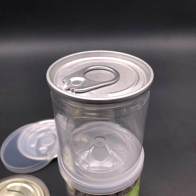 식품용 꿀 용기 150ml 250ml 맑은 황색 플라스틱 스크러브 보드 버터 플라스틱 뚜?? 이 있는 화장품 캔