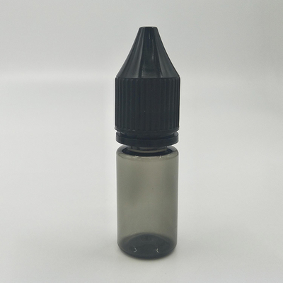 10 ml 투명한 애완용 플라스틱 병과 흰색/검은 변조 방지 뚜??