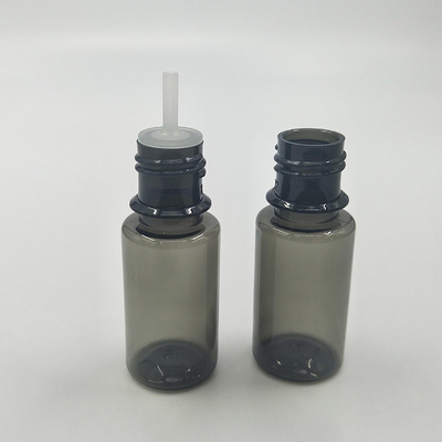 10 ml 투명한 애완용 플라스틱 병과 흰색/검은 변조 방지 뚜??