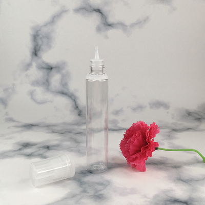 20 ml PET 흰색 투명체 검은 캡 뚜?? 플라스틱 병 유액 기름에 대 한 변조 증거
