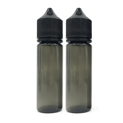 50 ml 압축 가능한 액체 PET 방울병 흑색 또는 흰색 뚜?? / 캡