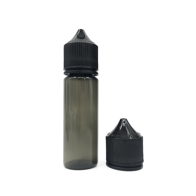 50 ml 압축 가능한 액체 PET 방울병 흑색 또는 흰색 뚜?? / 캡