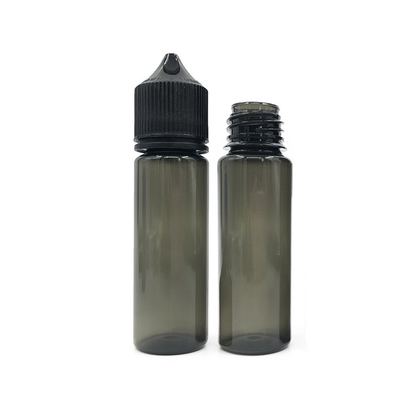 50 ml 압축 가능한 액체 PET 방울병 흑색 또는 흰색 뚜?? / 캡