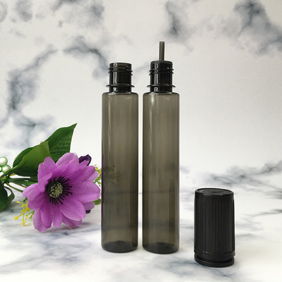 30ml 뚱뚱한 고릴라 LDPE PET 플라스틱 유니콘 압축 병 10 팩 드롭퍼 병 투명 블랙 재사용 유아 보호