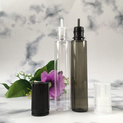 30ml 뚱뚱한 고릴라 LDPE PET 플라스틱 유니콘 압축 병 10 팩 드롭퍼 병 투명 블랙 재사용 유아 보호