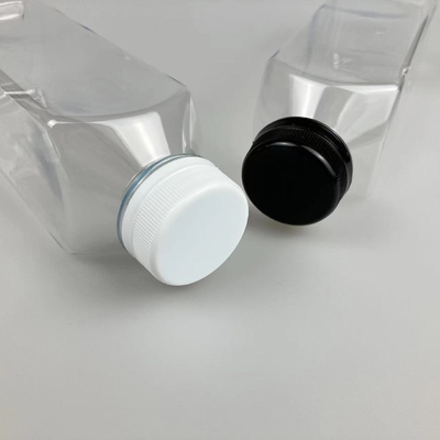 60ml, 120ml, 250ml, 350ml, 500ml 정사각형 주스 병