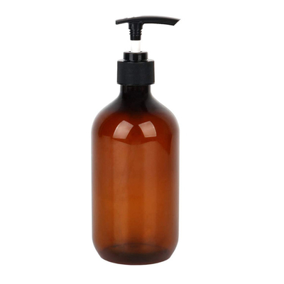 샴푸 펌프와 함께 16oz 빈 양버 500ml 플라스틱 PET 로션 병 재충전