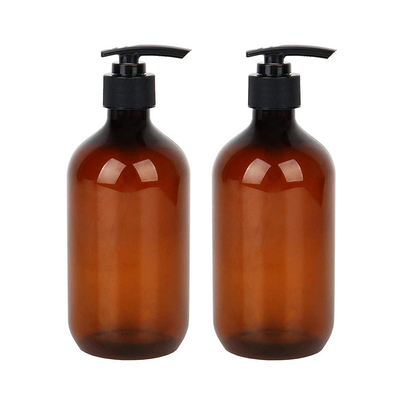샴푸 펌프와 함께 16oz 빈 양버 500ml 플라스틱 PET 로션 병 재충전