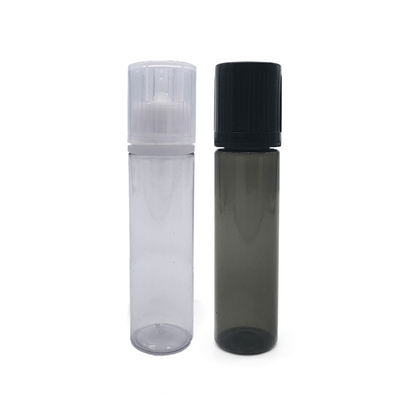 10ml 평면 뚜?? 플라스틱 병 투명 흑색