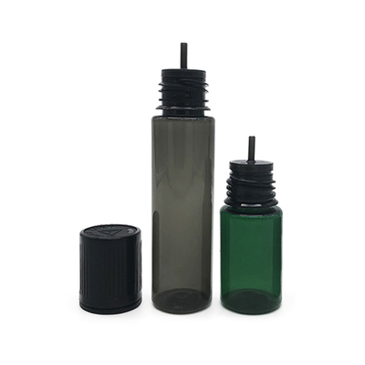 10ml 평면 뚜?? 플라스틱 병 투명 흑색