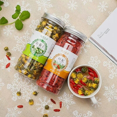 식품용 꿀 용기 150ml 250ml 맑은 황색 플라스틱 스크러브 보드 버터 플라스틱 뚜?? 이 있는 화장품 캔