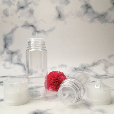 투명한 E 액체 병 10ml 15ml 30ml 60ml 80ml 100ml 스크루 캡