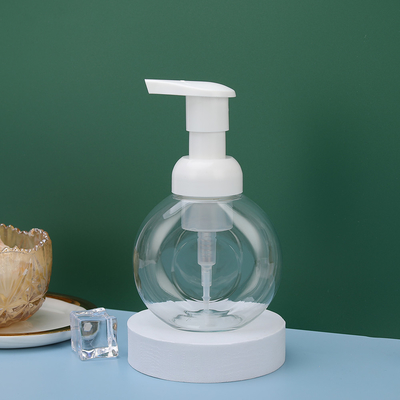 가장 많이 팔리는 250ml 8oz 두꺼운 벽 플라스틱 화장품 PCR PET 펌프 병을 사용하는 내구성