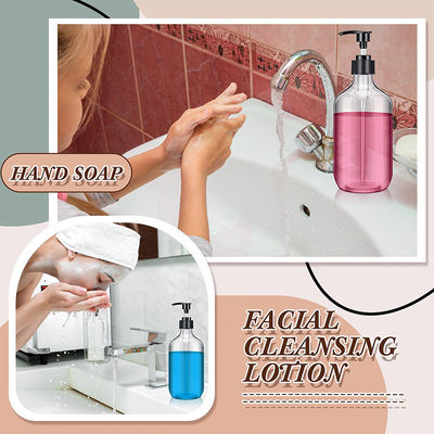 스킨케어 제품을 위한 플립 탑 클로저와 내구성 있는 PMMA 플라스틱 품종을 갖춘 120ml 250ml 300ml 500ml 플라스틱 로션 병