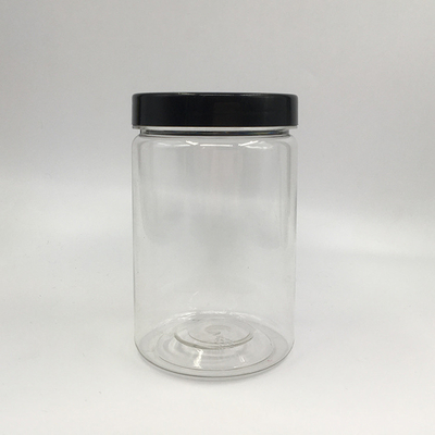 100ml 8oz 500ml 1000ml 맑은 애완용 플라스틱 저장 용기 식품 등급 화장품 크림 상자 뚜??