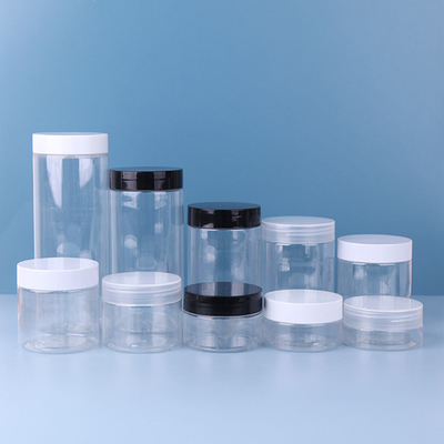 16oz 투명한 플라스틱 항아리 500ml 700ml 800ml 850ml 1000ml 갈색 PET 항아리 플라스틱 용기