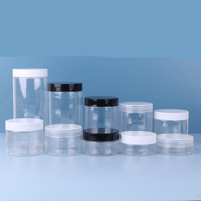 식품 등급 투명 80ml 100ml 120ml 150ml 250ml 500ml 1000ml 뚜?? 이 있는 얼어붙은 PET 플라스틱 항아리
