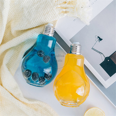 BPA 무료 맑은 50ML 100ML 150ML 얼음 커피 차 평면 애완 동물 플라스틱 주스 병 나사 알루미늄 캡