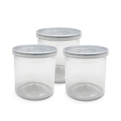 가장 인기 있는 4oz 8oz 맑은 둥근 애완 동물 플라스틱 잔 식품 등급 플라스틱 컨테이너