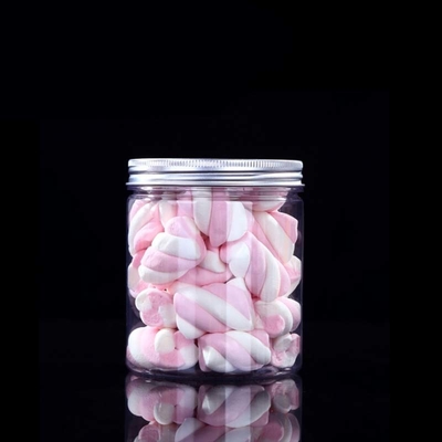 투명한 플라스틱 컨테이너 사용자 정의 로고 2oz-8oz 용량 알루미늄 뚜??