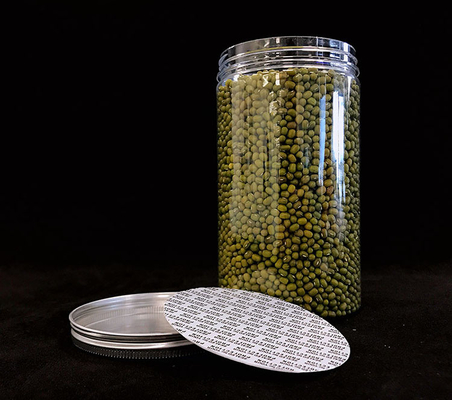 PET 플라스틱 사탕 롤리팝 건조 과일 캔 컨테이너 500g 식품 보관 포장 병 뚜??