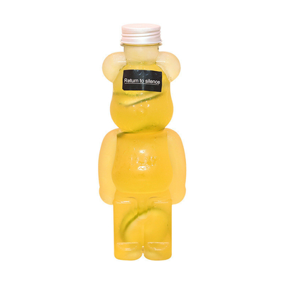 누출 방지 플라스틱 밀크 차 병 손잡이 120ml-500ml 용량 정사각형 둥근 모양