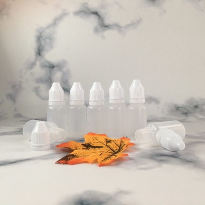 10ml 사용자 지정 로고 유리 낙심병 투명 검은 액체 낙심병 부드러운 표면