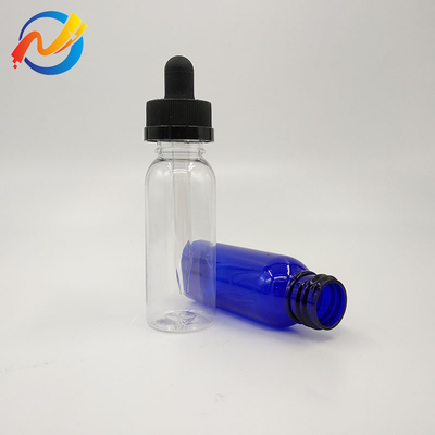 15ml 사용자 지정 로고 플라스틱 방울병 부드러운 표면 투명 검은 색 사용자 지정